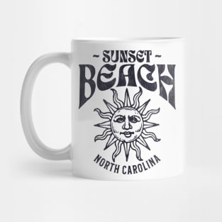 Sunset Beach, NC Summertime Vacationing Watchful Sun Mug